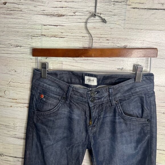 Hudson jeans blue denim flap pocket boot cut size 26 - Picture 4 of 10